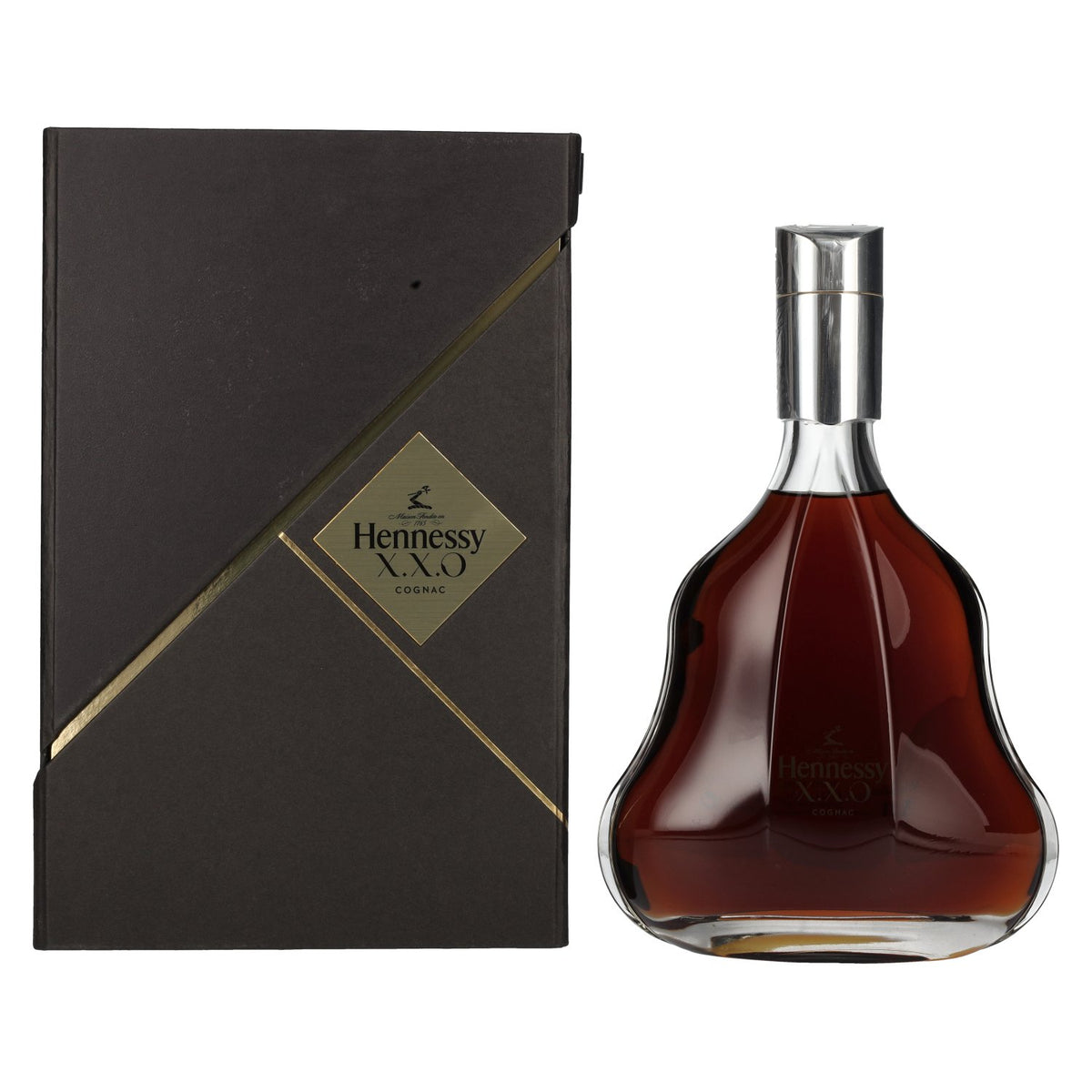 Hennessy X.X.O Cognac Hors D'Âge 40% vol. 1 litre in a gift box