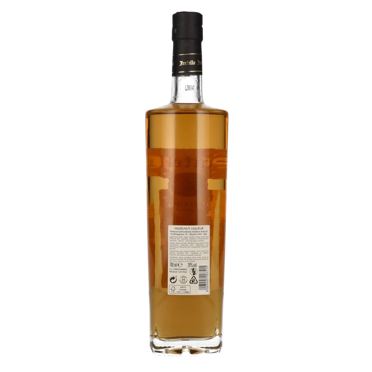 Fratello Hazelnut Liqueur 20% ABV 0.7l