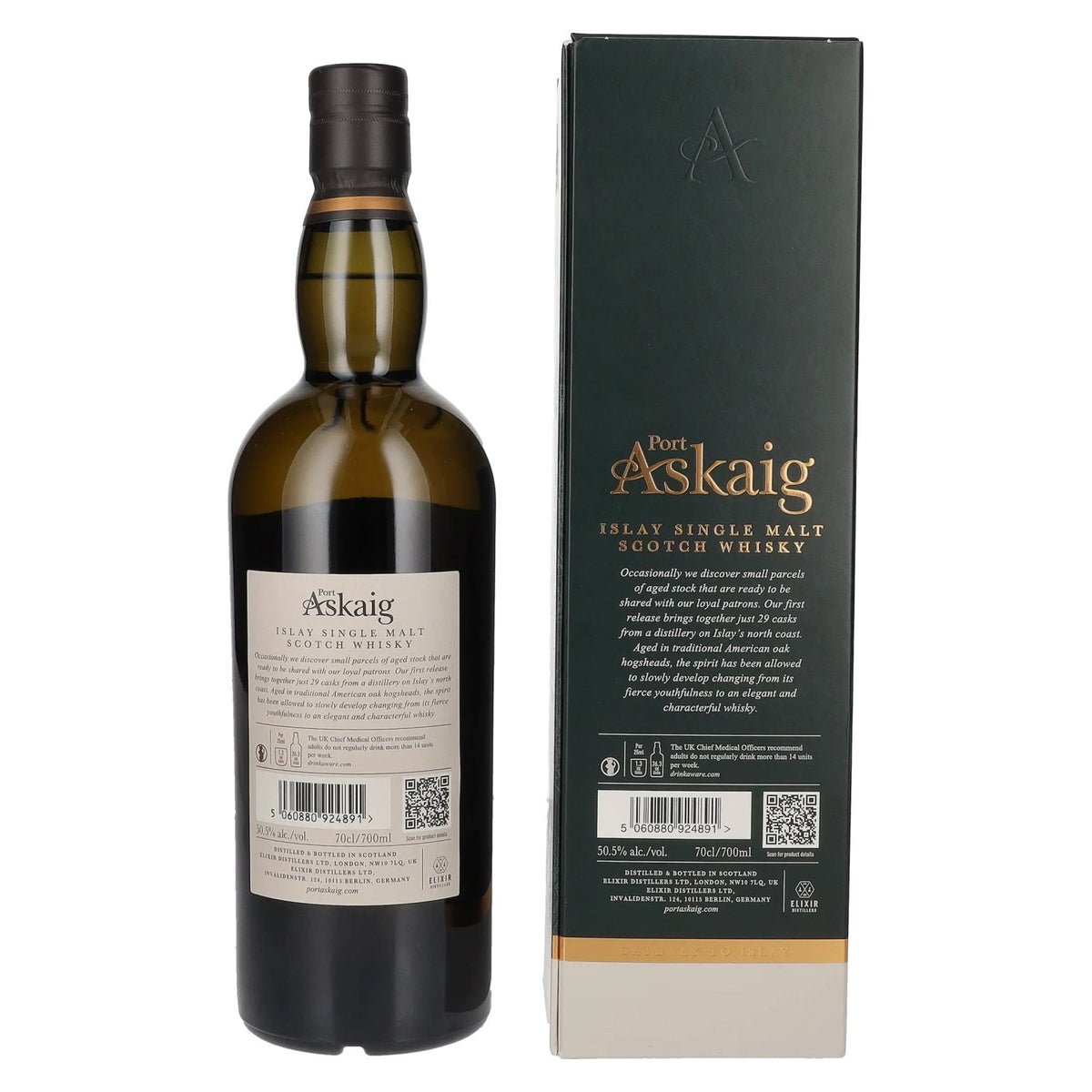 Port Askaig Islay 17 Years Old Islay Single Malt Limited Edition 2023 50,5% Vol. 0,7l in Geschenkbox