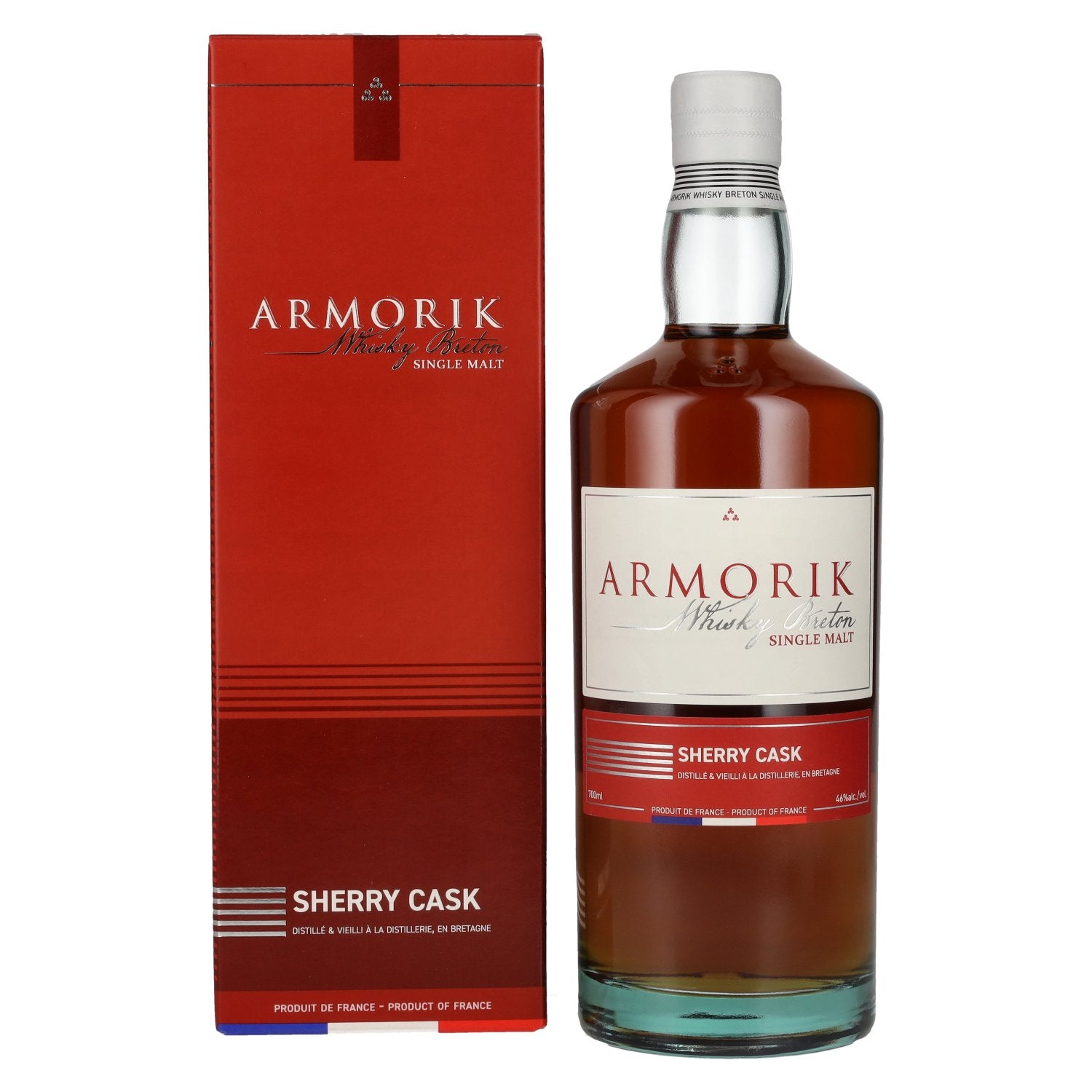Armorik SHERRY CASK Whisky Breton Single Malt 46% Vol. 0,7l in gift box