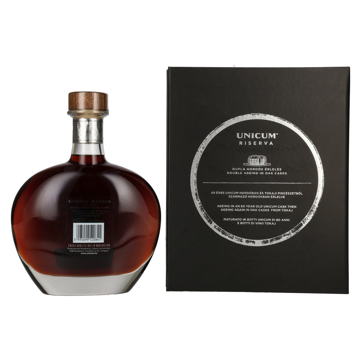 Zwack Unicum Riserva 40% vol. 0,7 l in geschenkverpakking