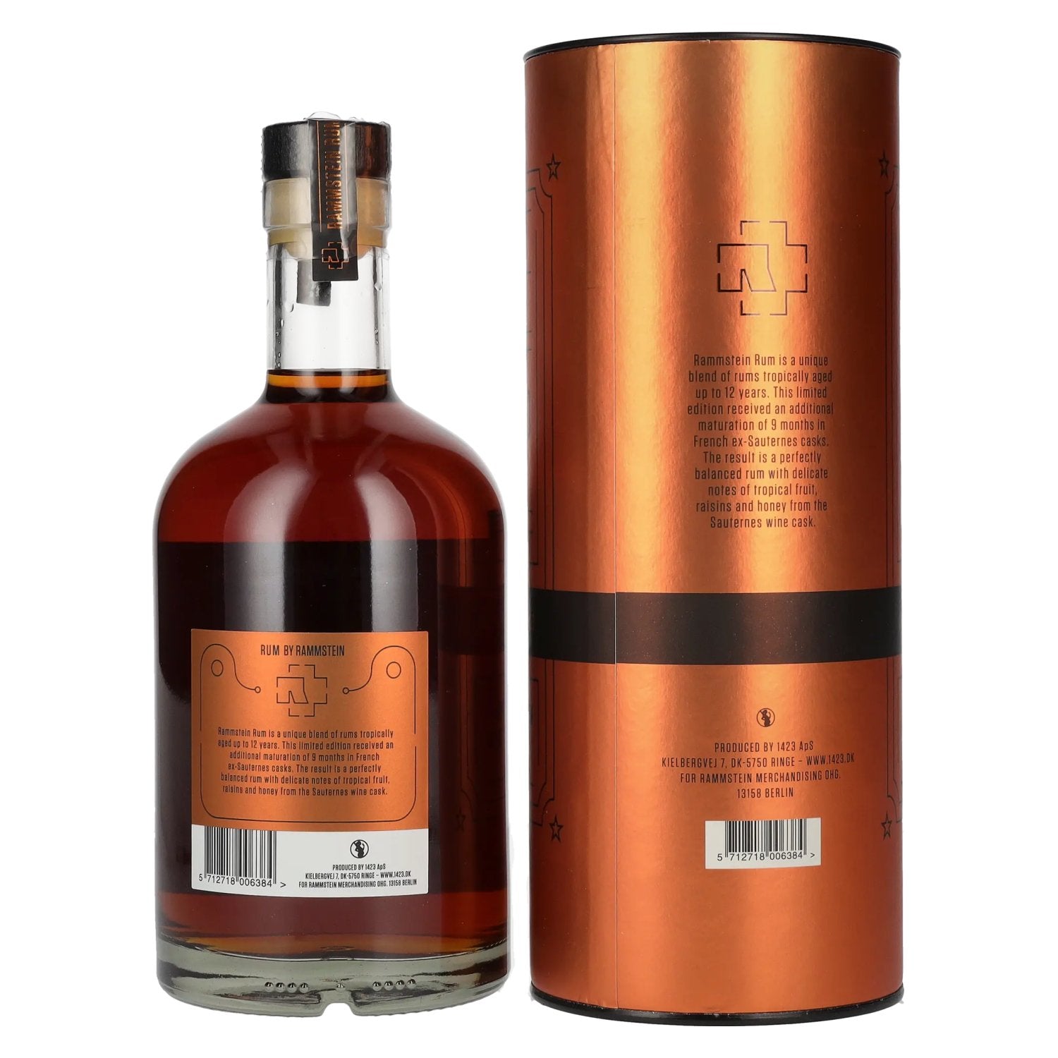 Rammstein Rum French Ex-Sauternes Cask Finish 46% Vol. 0,7l in geschenkverpakking