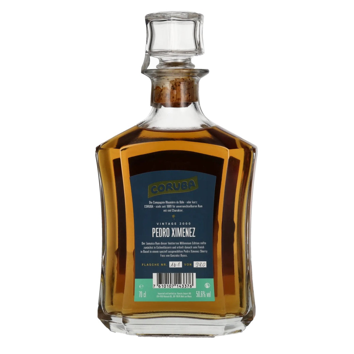 Coruba 18 Years Old PEDRO XIMENEZ Vintage 2000 50,6% vol. 0,7 l