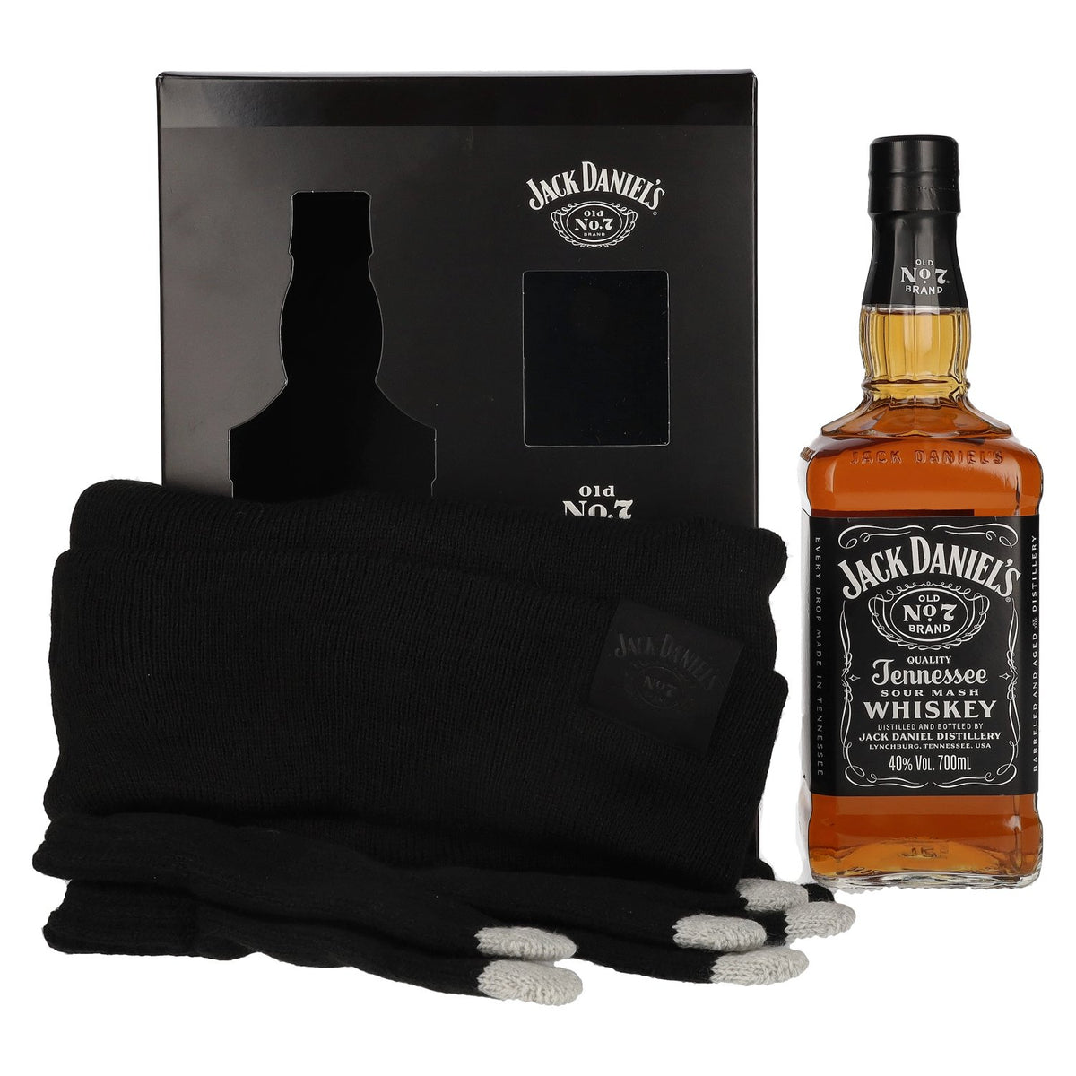 Jack Daniel's Tennessee Whisky 40% ABV, 0.7l, with winter set