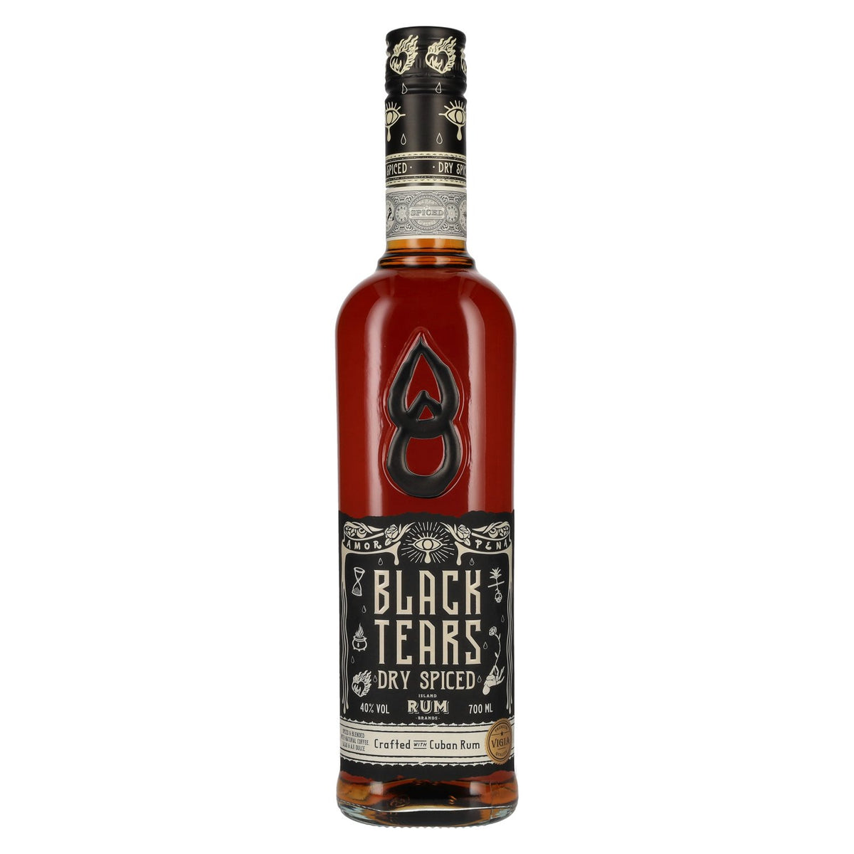 Black Tears Dry Spiced Spirit Drink 40% vol. 0,7 l