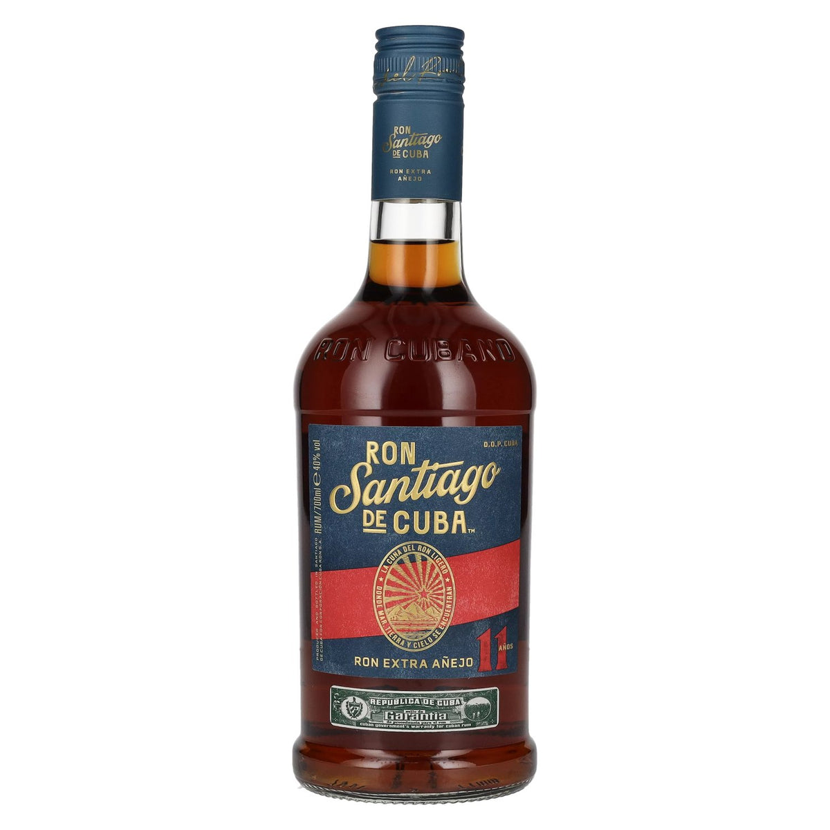 Ron Santiago de Cuba Ron Extra Añejo 11 jaar D.O.P. Cuba 40% vol. 0,7 l