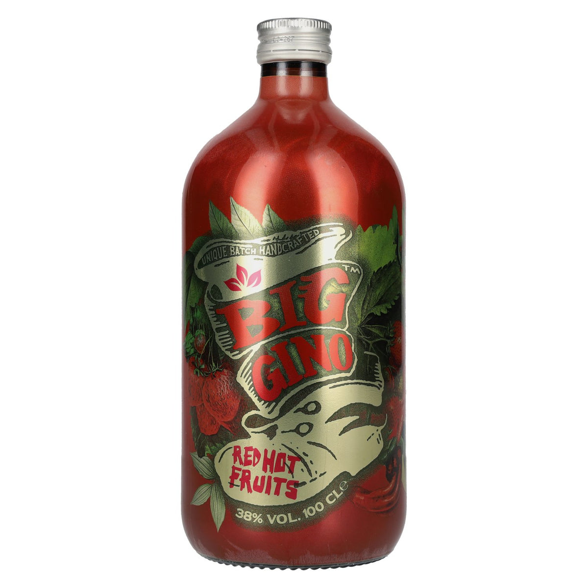 Big Gino Gin RED HOT FRUITS 38% vol. 1 l