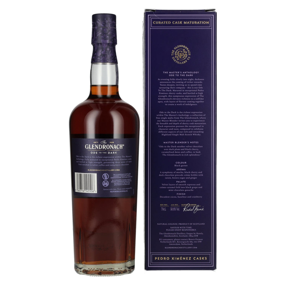 The GlenDronach ODE TO THE DARK Highland Single Malt 50.8% vol. 0.7l in a gift box