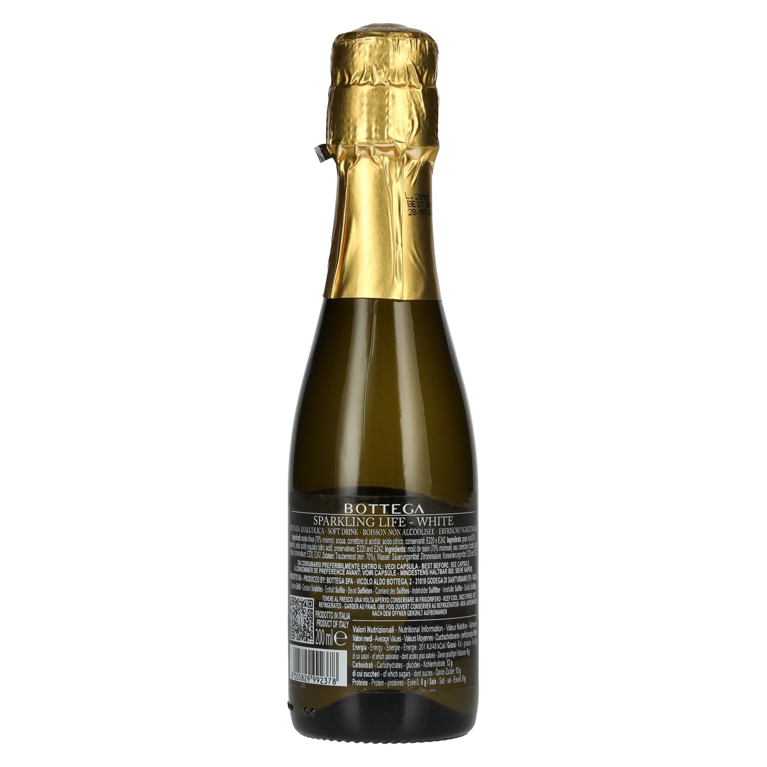 Bottega Sparkling Life White alcoholvrij 0.2l