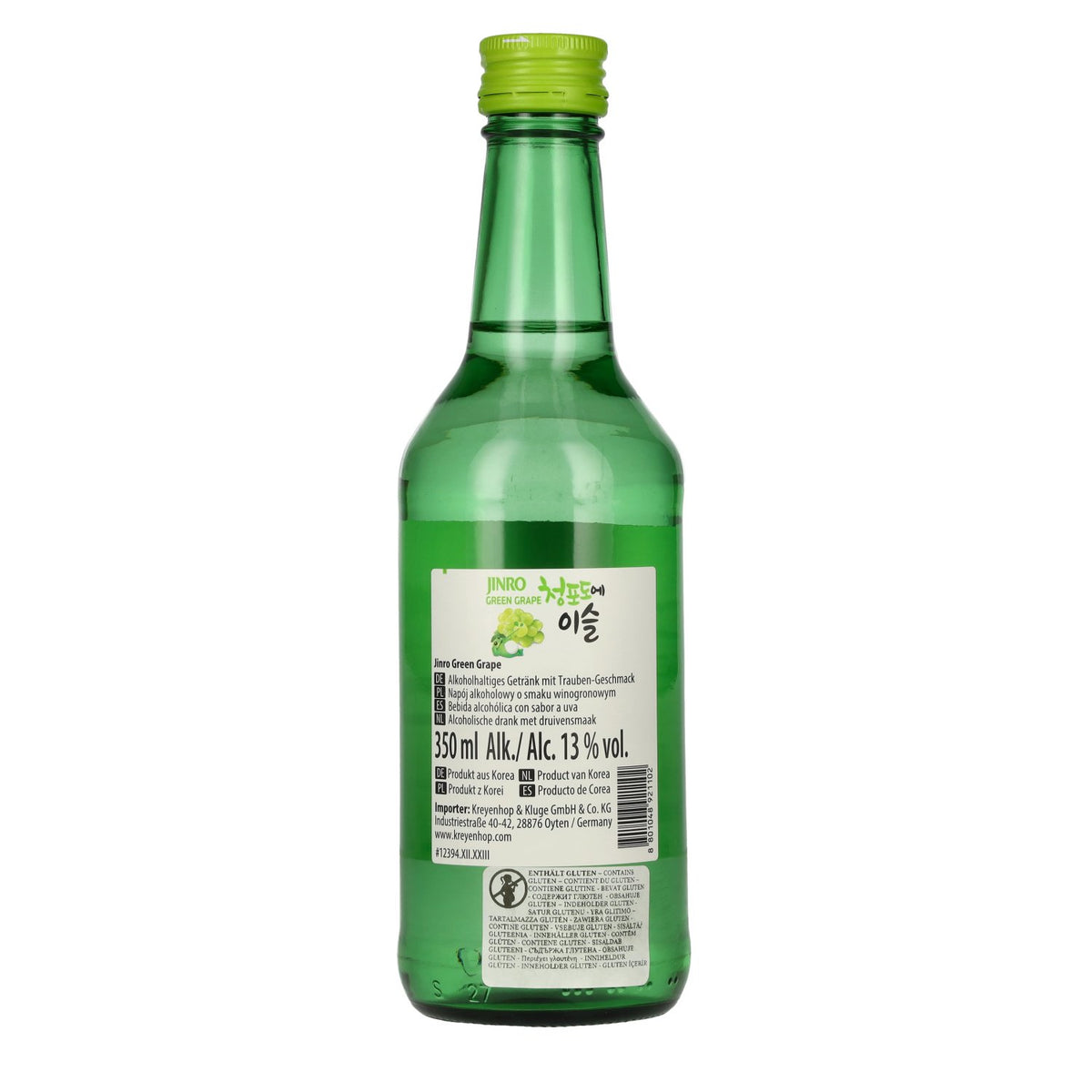 Jinro Green Grape 13% ABV 0.35 l