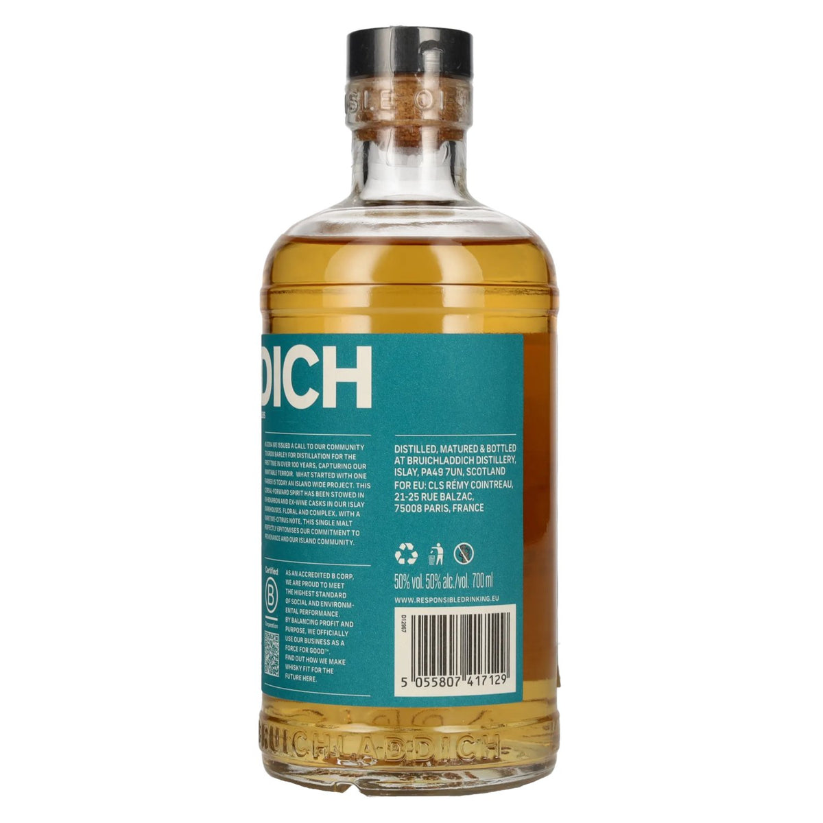 Bruichladdich ISLAY BARLEY 8 Years Old 2014 50% ABV 0.7l