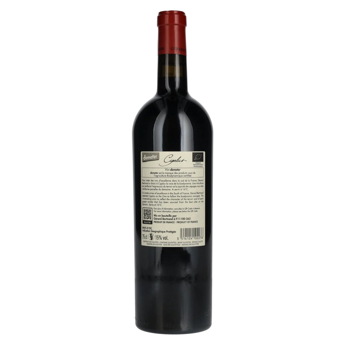 Gérard Bertrand Cigalus IGP 2022 15 % vol. 0,75 l