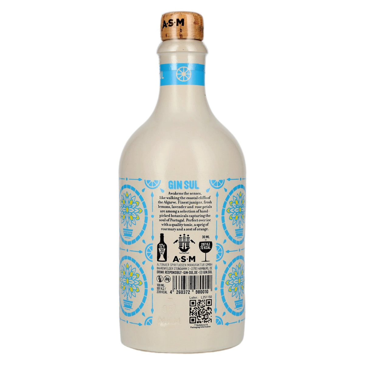 Gin Sul Dry Gin 43 % vol. 0,5 l