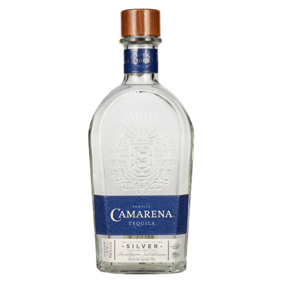 Familia Camarena Tequila Silver 38% Vol. 0,7l