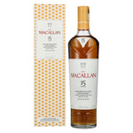 The Macallan 15 ans d'âge Colour Collection, whisky single malt des Highlands, 43 % vol., 0,7 l, dans un coffret cadeau