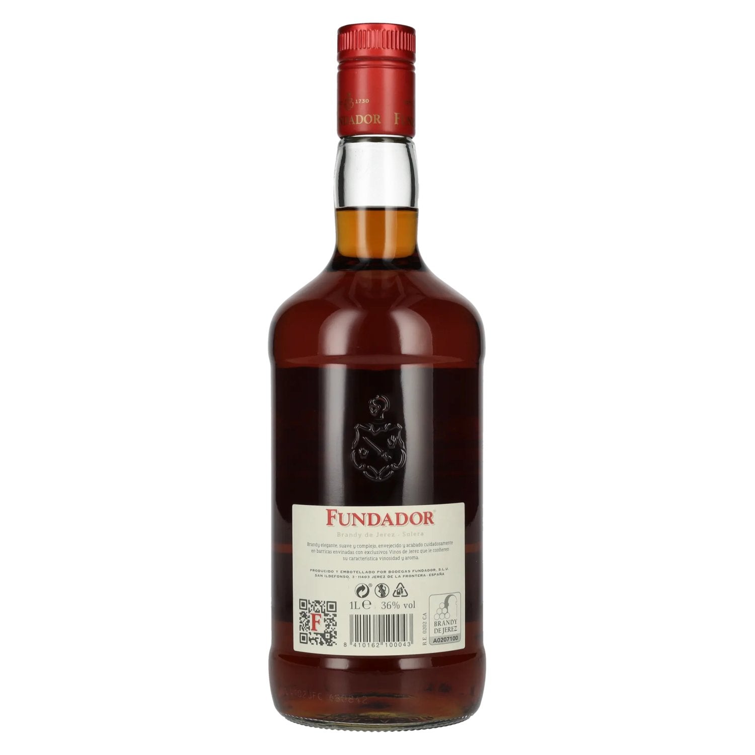 Fundador Brandy de Jerez Reserva Pedro Domecq 36% Vol. 1l