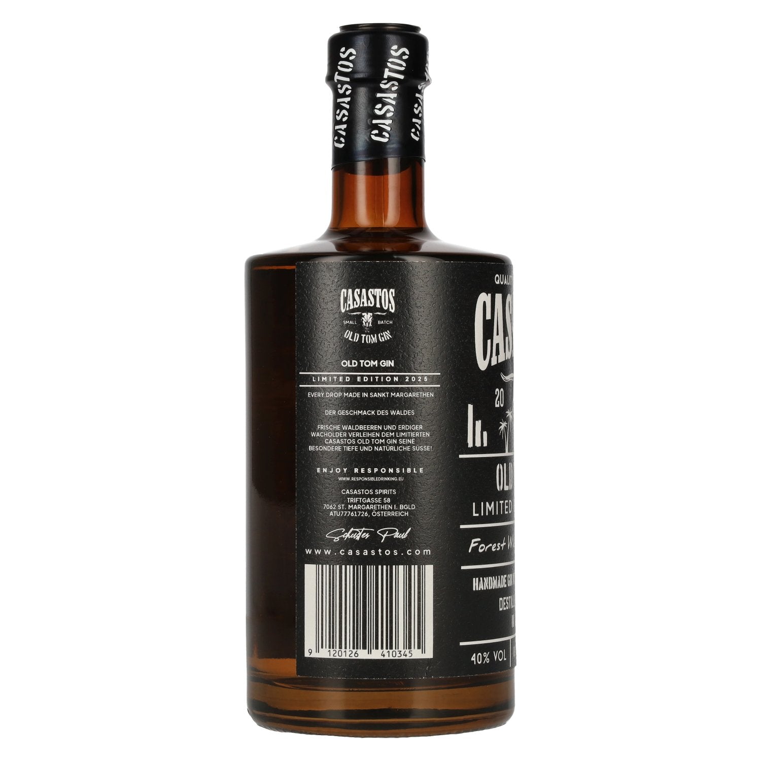 CASASTOS Old Tom Gin Forest Wild Berry Limited Edition 2025 40% vol. 0,5l