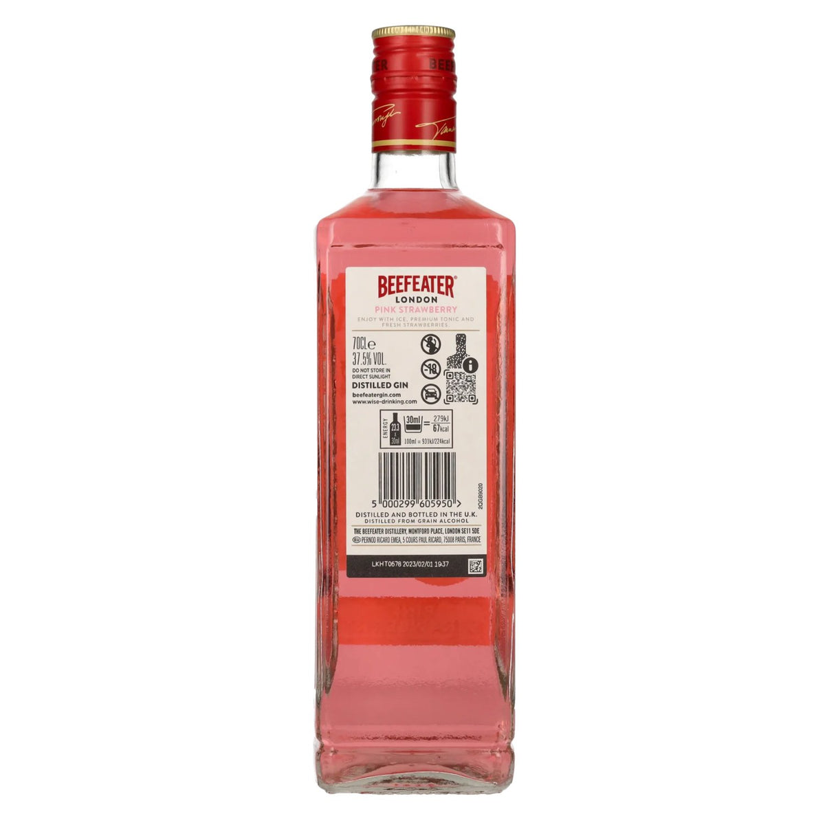 Beefeater London PINK STRAWBERRY Premium Gin 37,5% vol. 0,7 l