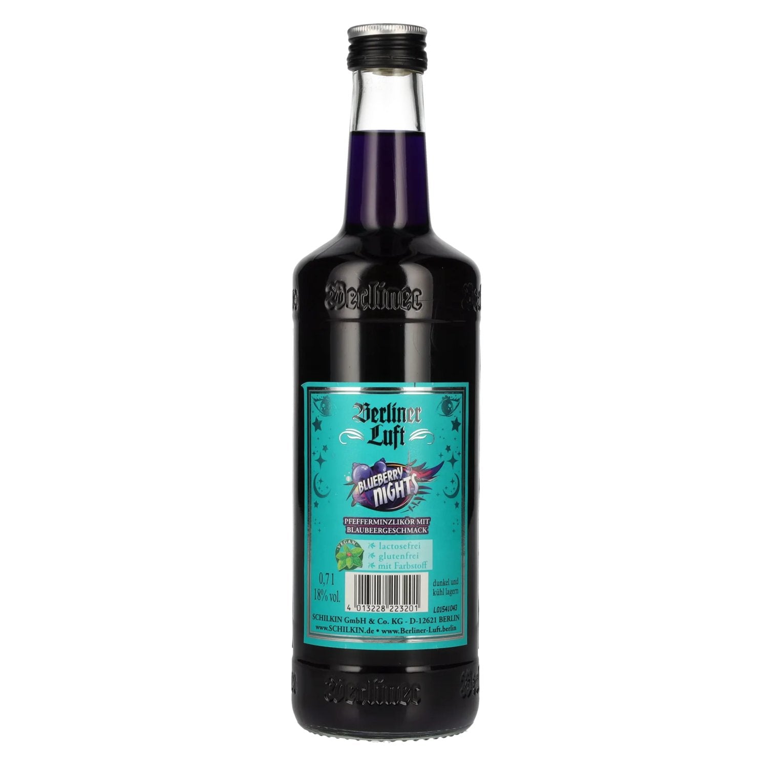Berliner Luft BLUEBERRY NIGHT De frisse pepermuntlikeur 18% Vol. 0,7l