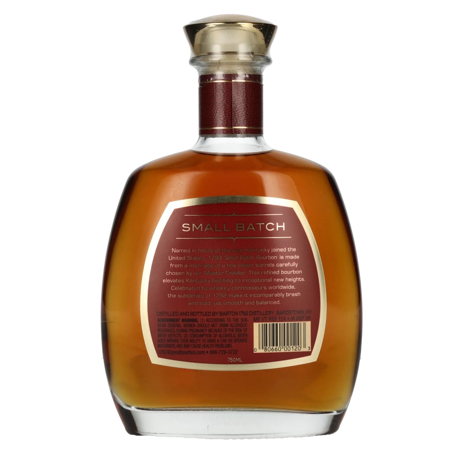 1792 Ridgemont SMALL BATCH Kentucky Straight Bourbon Whiskey 46,9% Vol. 0,75l