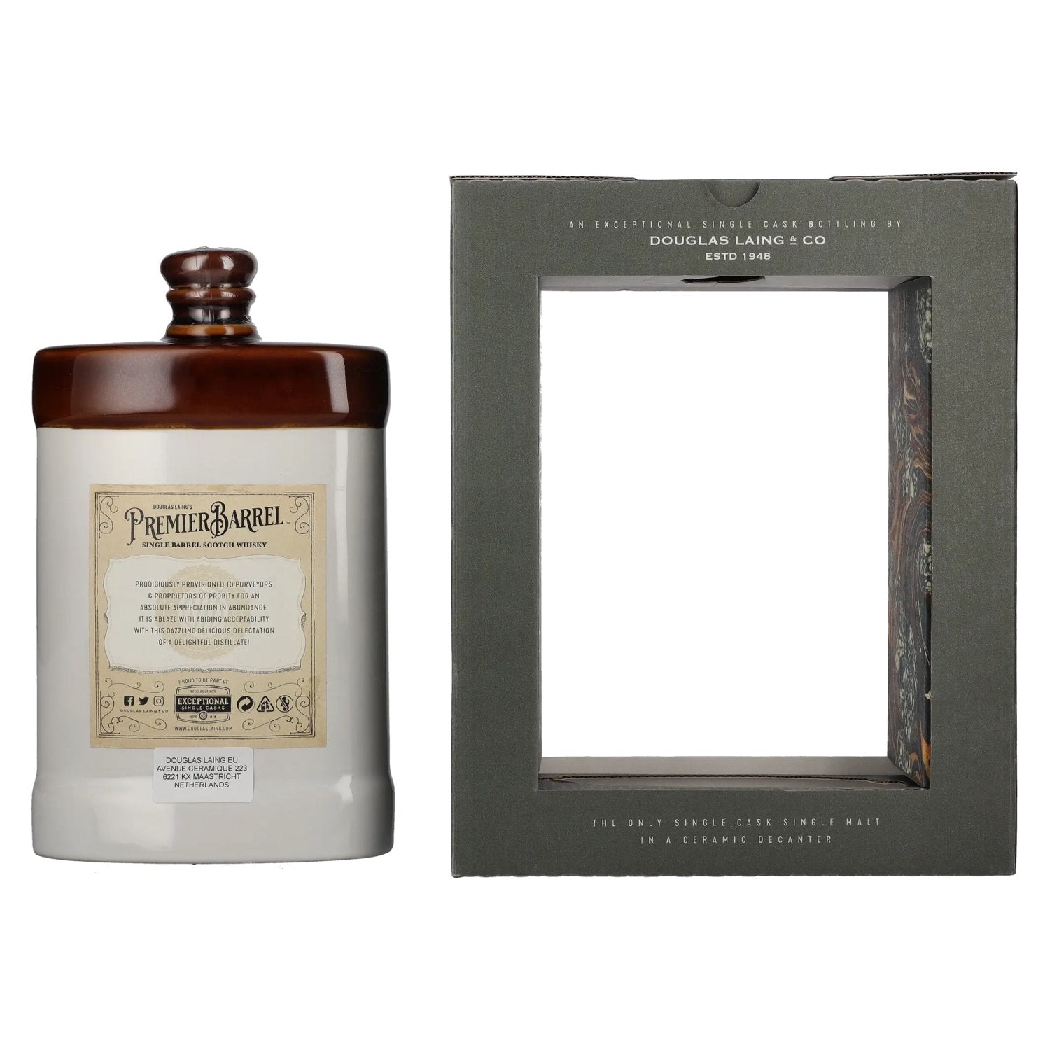 Douglas Laing PREMIER BARREL Inchgower 8 Years Old Single Malt 46% Vol. 0,7l in geschenkverpakking