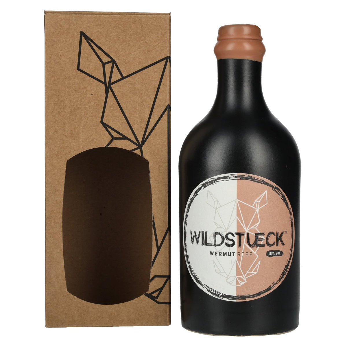 Wildstueck Vermouth Rosé 18 % vol., 0,5 l, dans un coffret cadeau