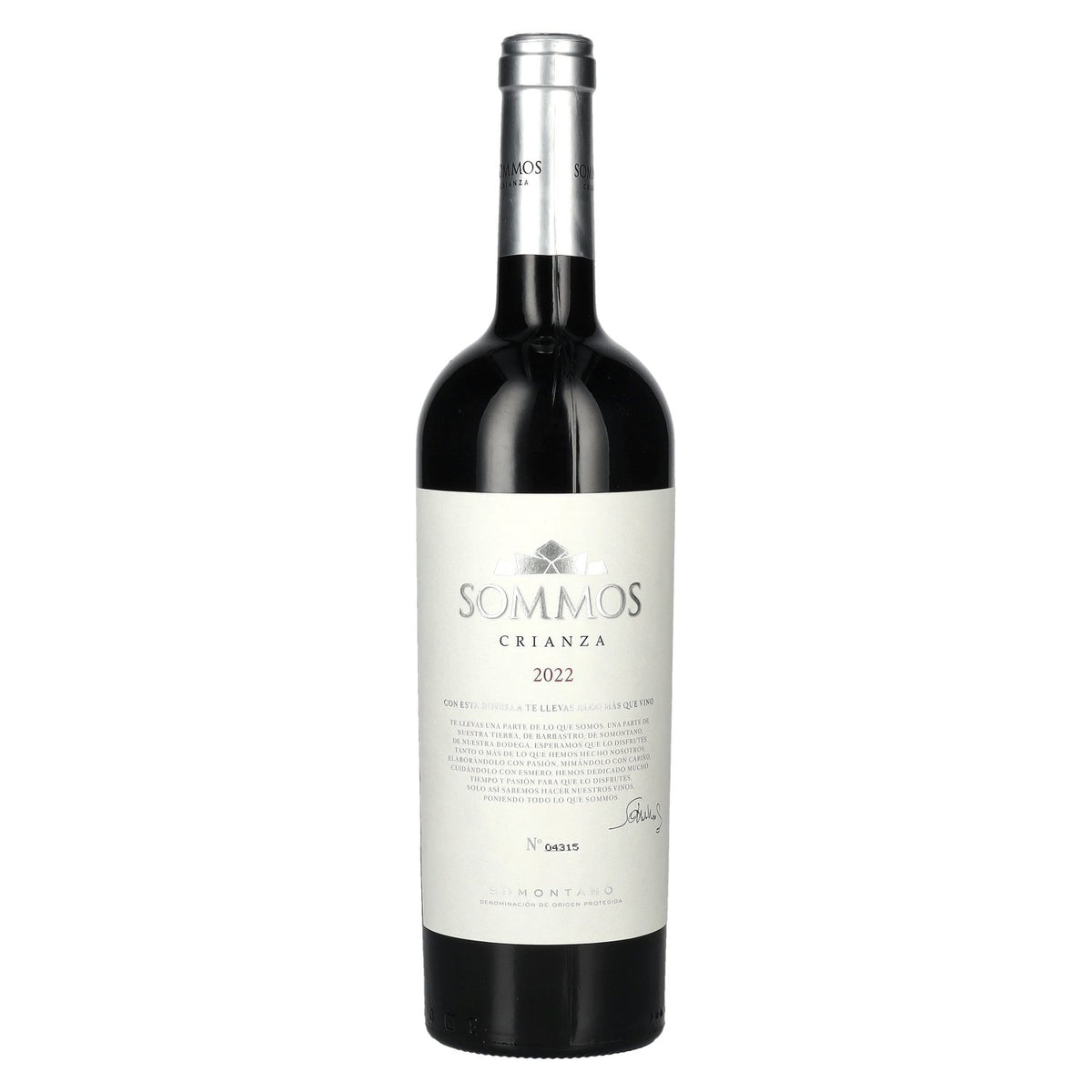 SOMMOS Crianza Somontano D.O.P. 2022 14% vol. 0,75 l
