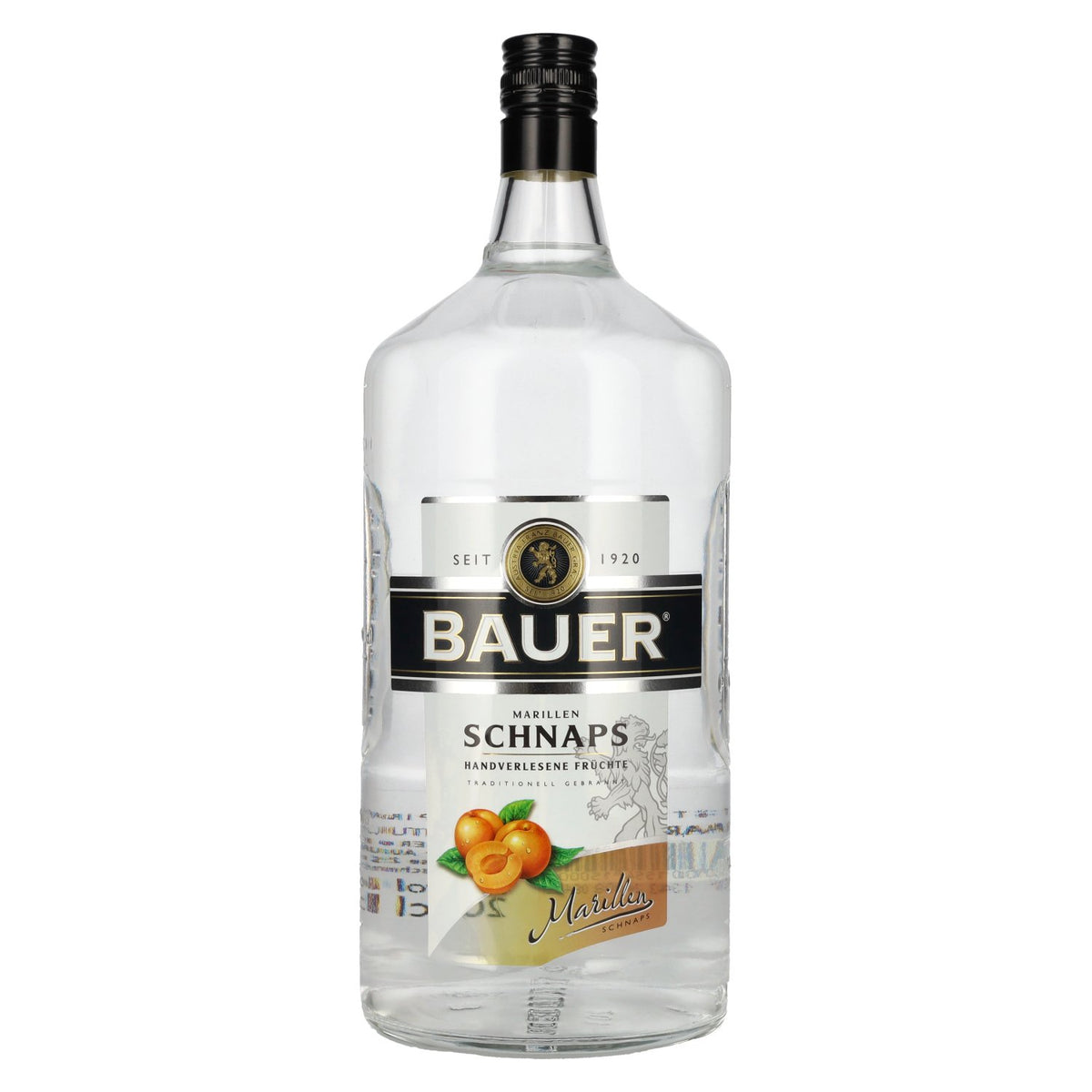 Bauer abrikozenschnaps 36% vol. 2 l