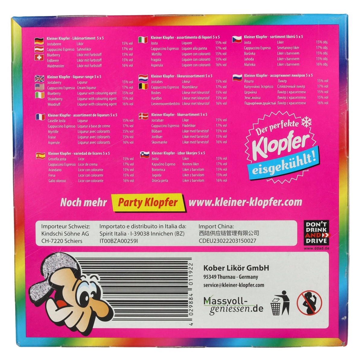 Kleiner Klopfer Lady Mix 15,6 % vol. 25 x 0,02 l