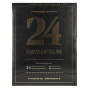 24 DAYS OF RUM The Original Rum Box Black Edition 41,3% Vol. 24x0,02l in geschenkverpakking met 2 noseing glazen