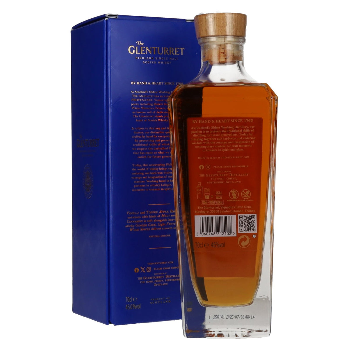 The Glenturret TRIPLE WOOD Release 2025 45% vol. 0,7 l in geschenkverpakking