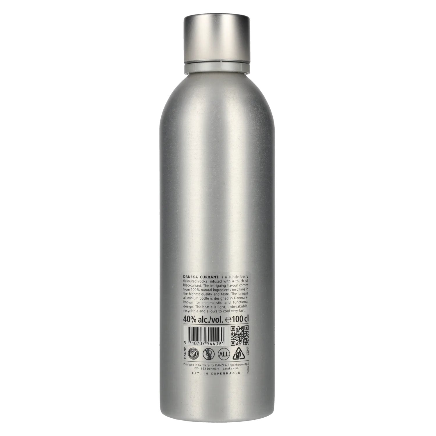 Danzka Vodka CURRANT Premium Gedistilleerd Gearomatiseerd Wodka 40% Vol. 1l