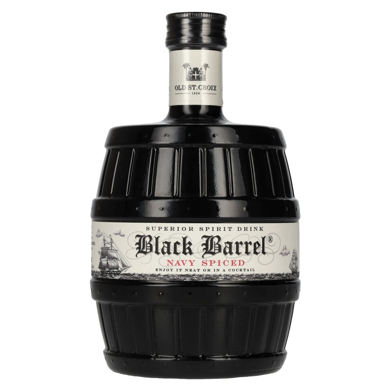 Old St. Croix A.H. Riise Black Barrel NAVY SPICED Spirit Drank 40% Vol. 0,7l