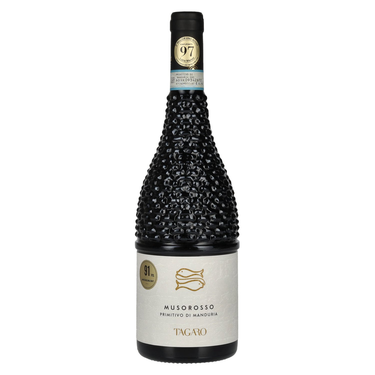 Tagaro Muso Rosso Primitivo di Manduria DOC 2024 15 % vol. 0,75 l