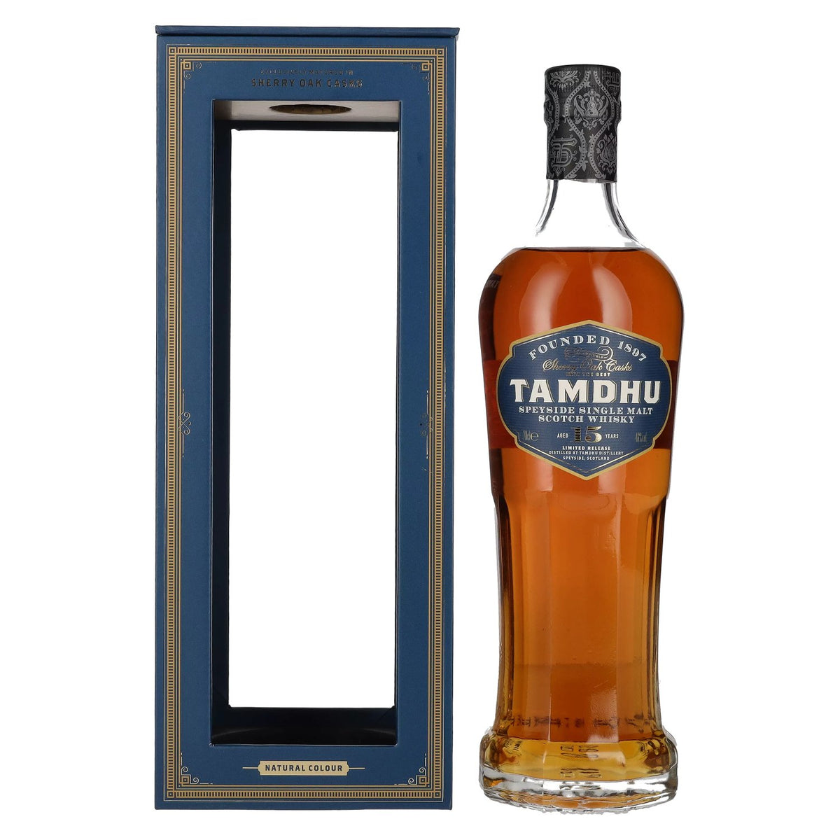 Tamdhu 15 Year Old Speyside Single Malt Scotch Whisky 46% ABV, 0.7 litres, in a gift box