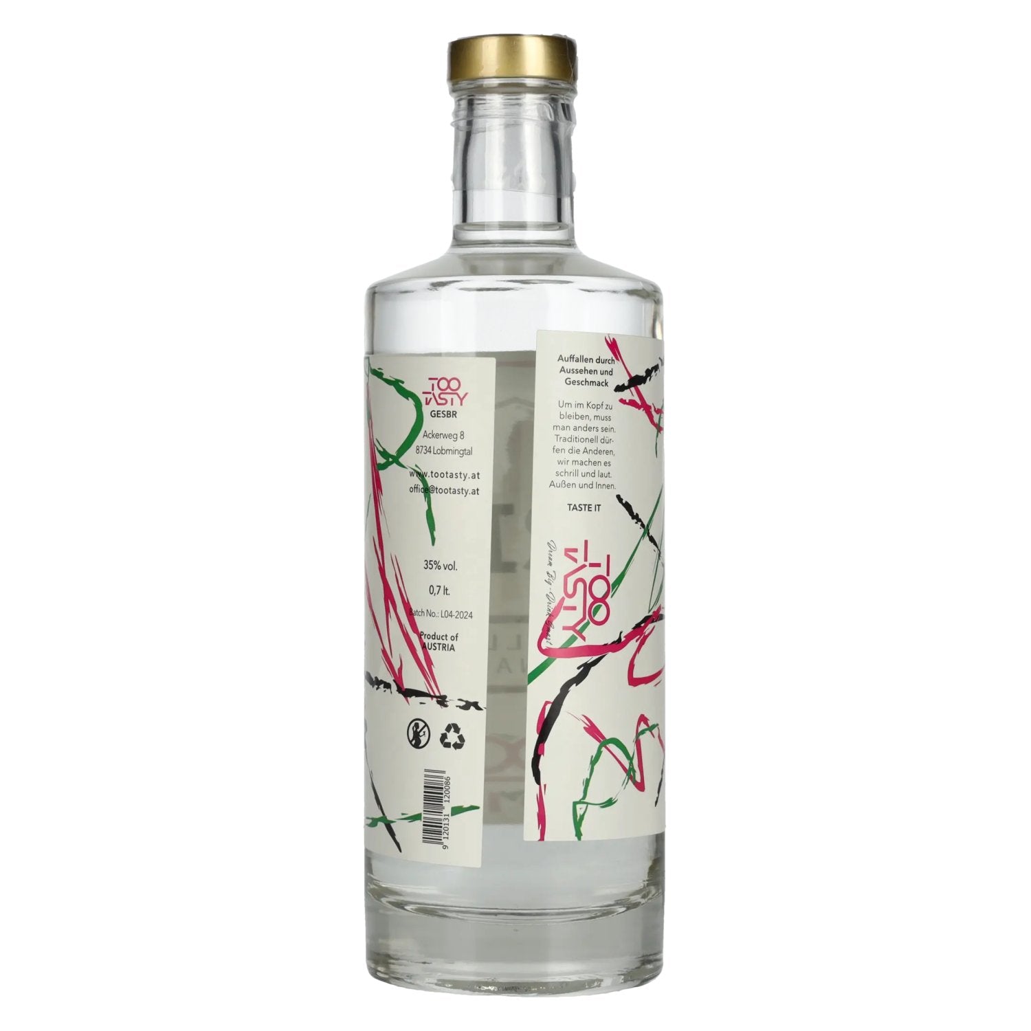 Too Tasty MARILLN Marillen Schnaps 35% Vol. 0,7l