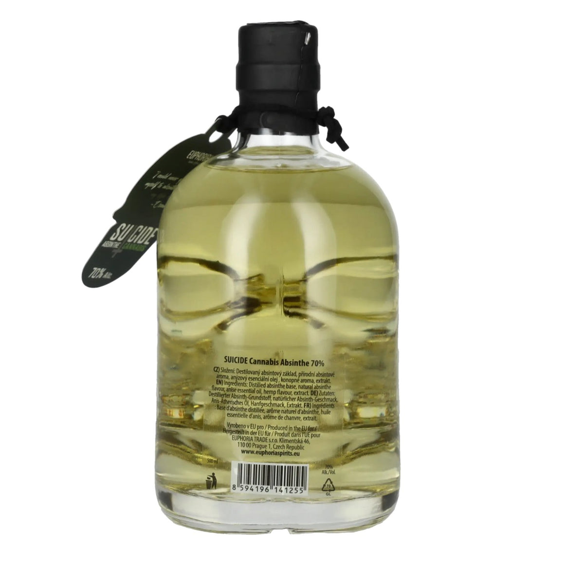 Euphoria Suicide Cannabis Absinthe 70 % vol. 0,5 l