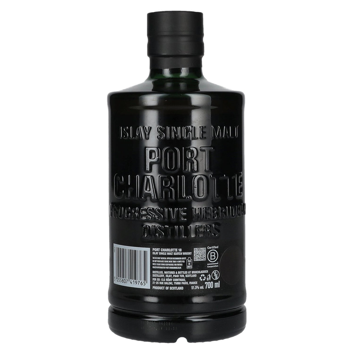 Port Charlotte 18 ans d'âge, single malt d'Islay fortement tourbé, 2025, 51,5 % vol., 0,7 l