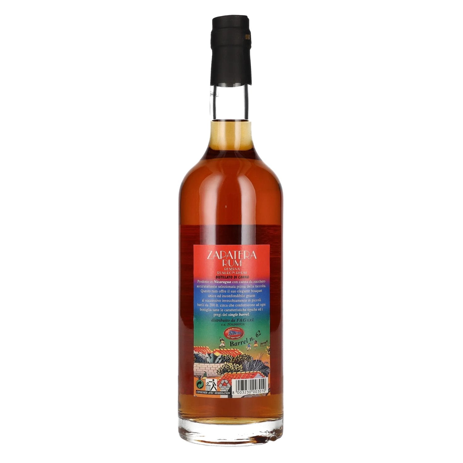 Zapatera Reserva Rum Cask No. 62 Vintage 1996 40% Vol. 0,7l