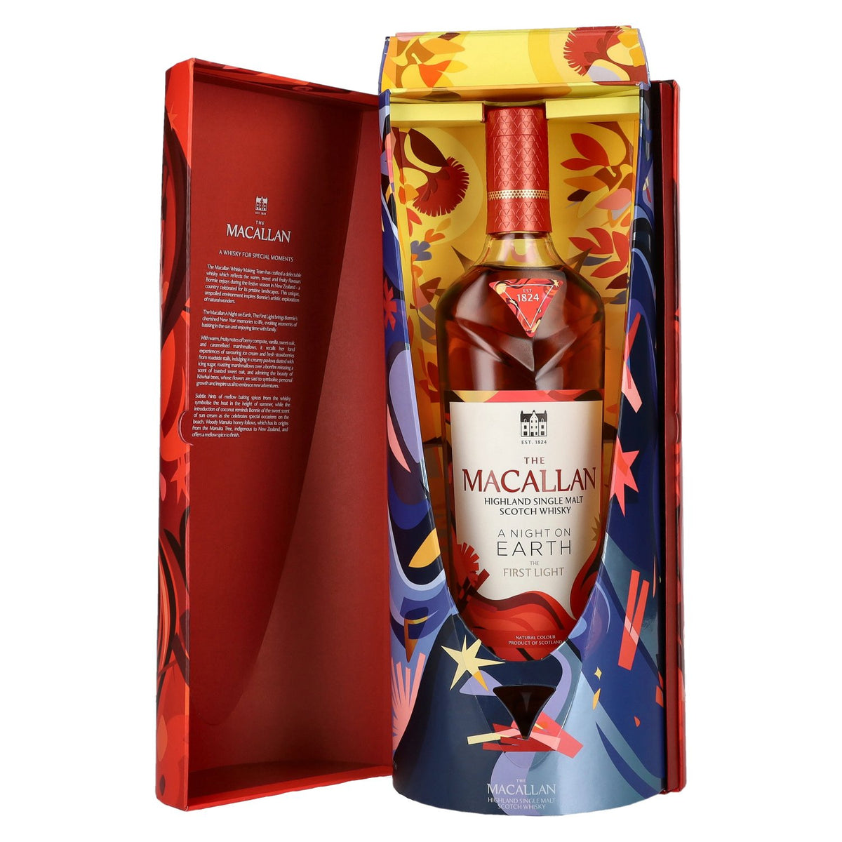 The Macallan A NIGHT ON EARTH THE FIRST LIGHT 43% ABV 0.7l in a gift box
