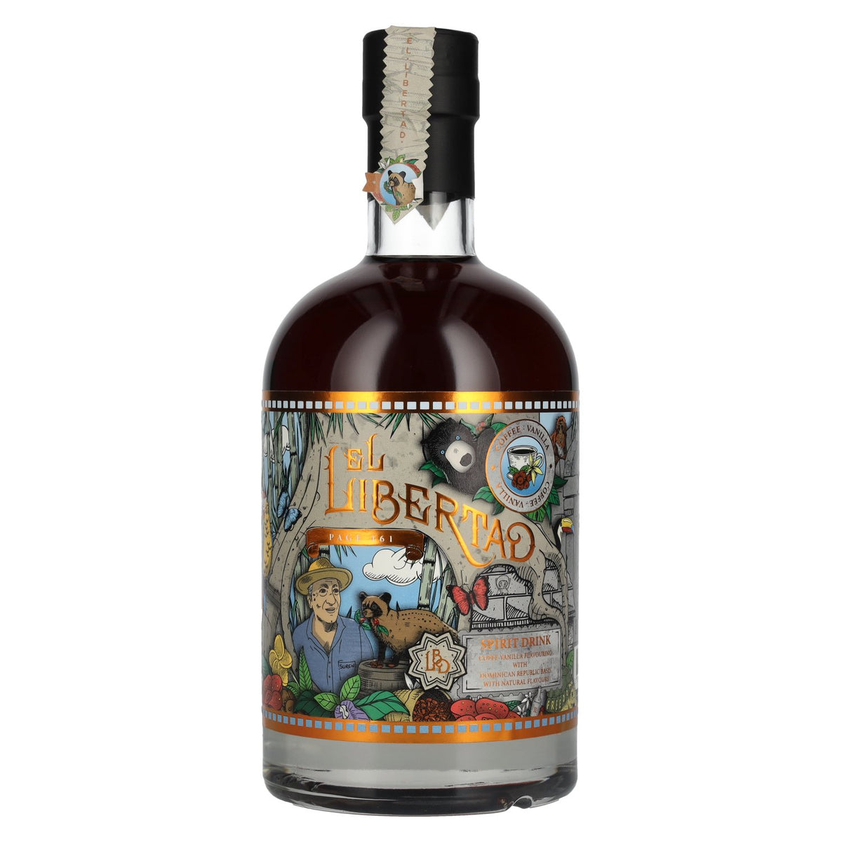 El Libertad Page 161 Coffee-Vanilla Spirit Drink 30% ABV 0.7l