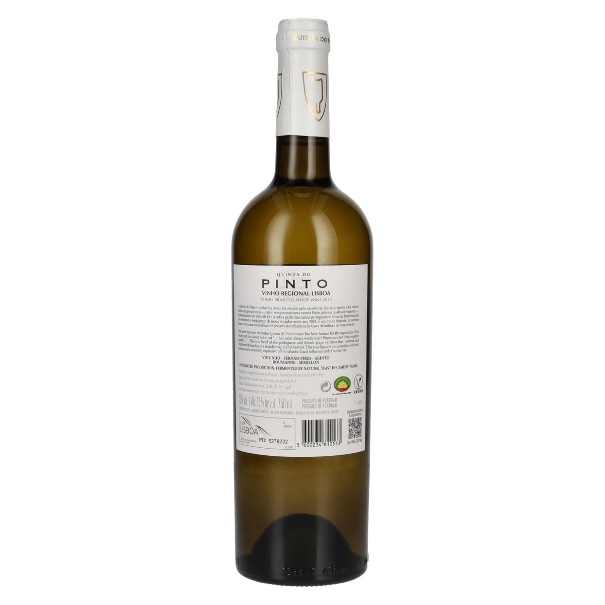 Quinta Do Pinto ESTATE COLLECTION White 2024 13% ABV 0.75 l