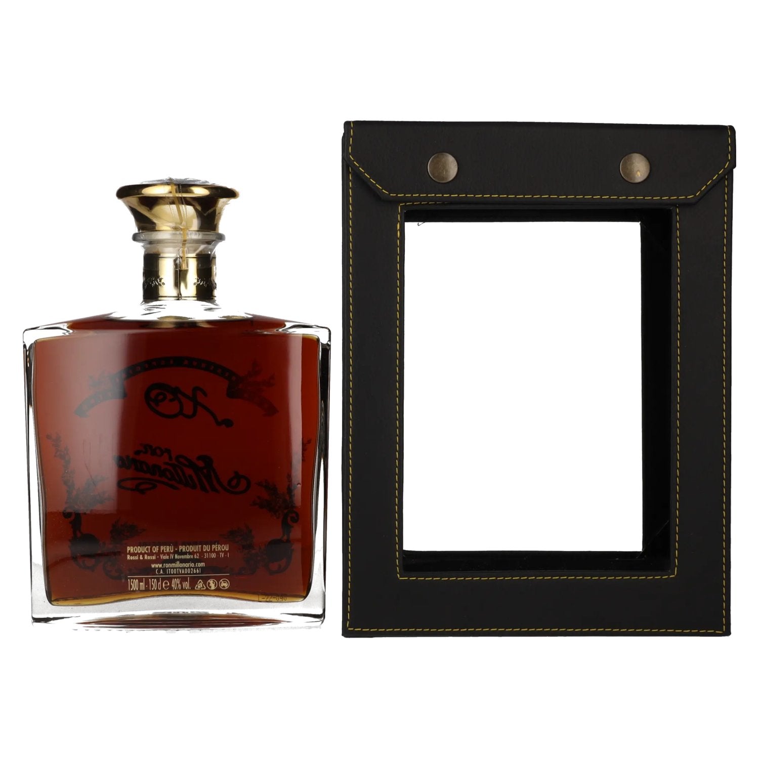 Ron Millonario XO Reserva Especial 40% Vol. 1,5l in Geschenkbox in Lederoptik