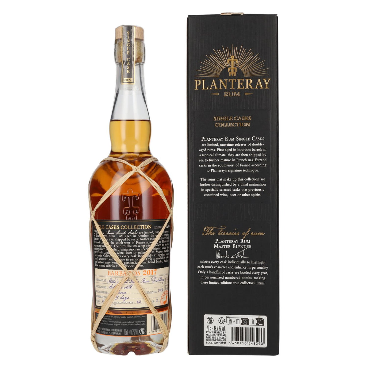 Planteray Rum BARBADOS Single Cask Olorosso Barrel 2017 49,7% vol. 0,7 l in geschenkverpakking