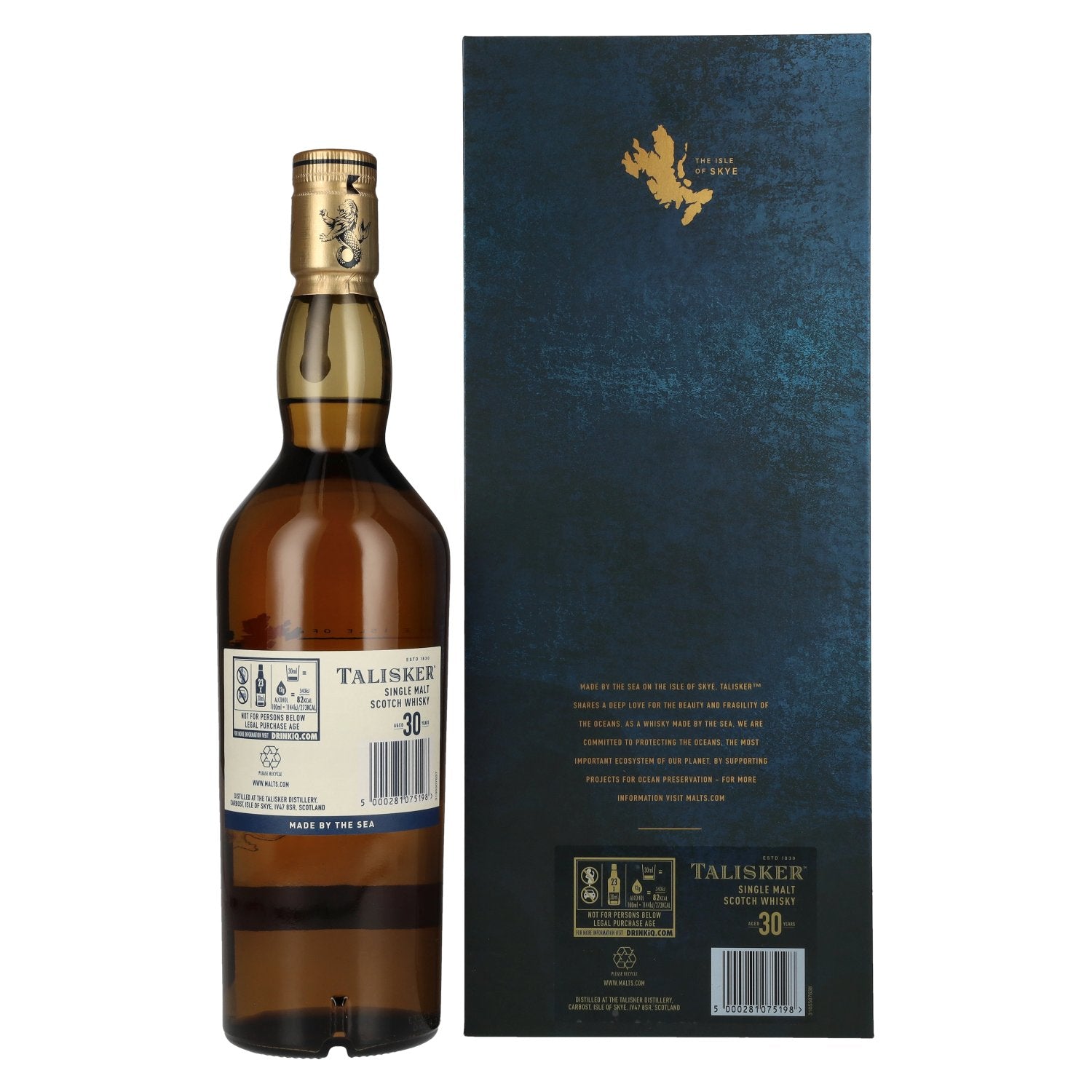 Talisker 30 Years Old Single Malt Scotch Whisky Limited Release 49,5% Vol. 0,7l en coffret cadeau