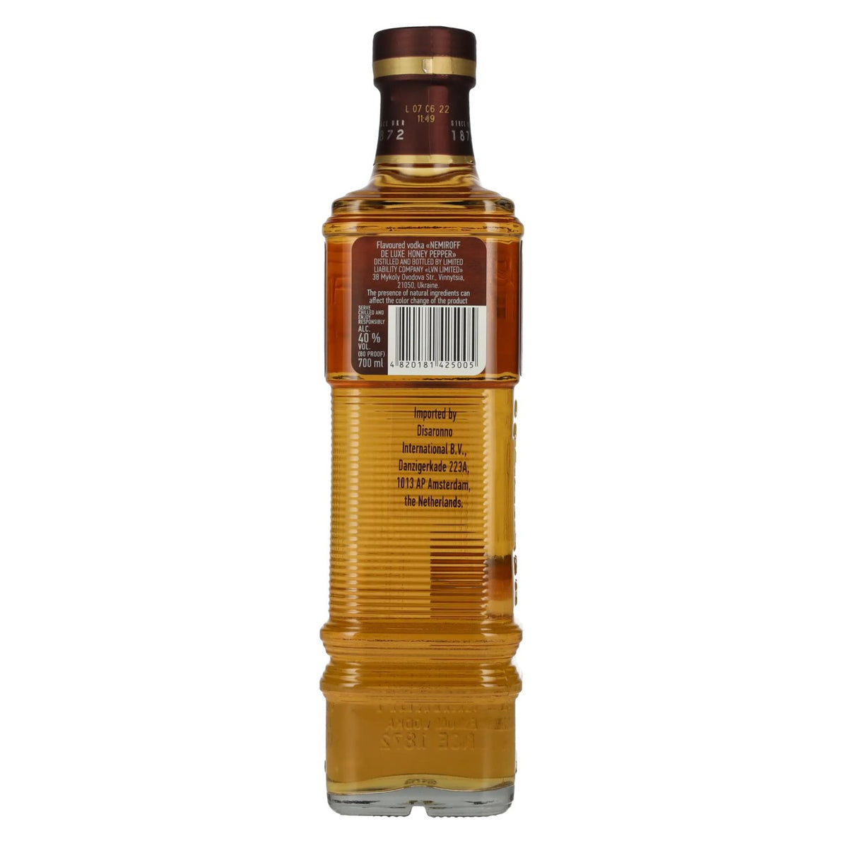 Nemiroff De Luxe HONEY PEPPAR gearomatiseerde wodka 40% vol. 0,7 l