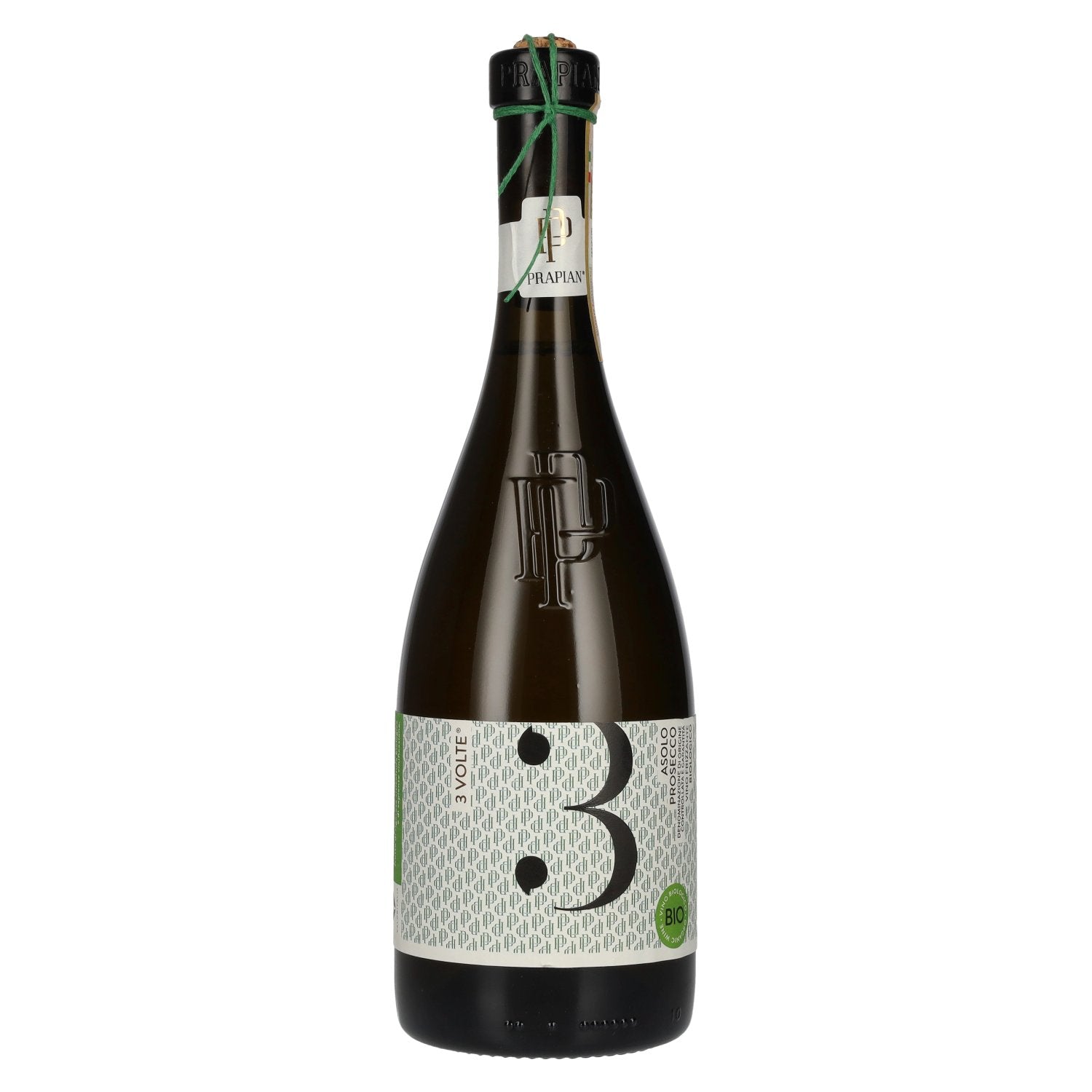 Sacchetto Prapian 3 Volte Asolo Prosecco Vino Frizzante Biologico DOCG 11% Vol. 0,75l