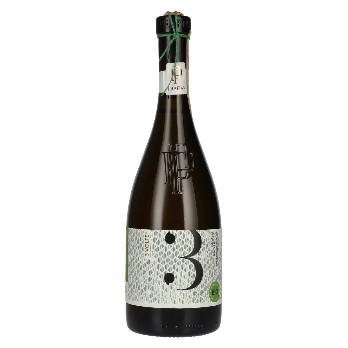 Sacchetto Prapian 3 Volte Asolo Prosecco, vin pétillant biologique AOCG, 11 % vol., 0,75 l