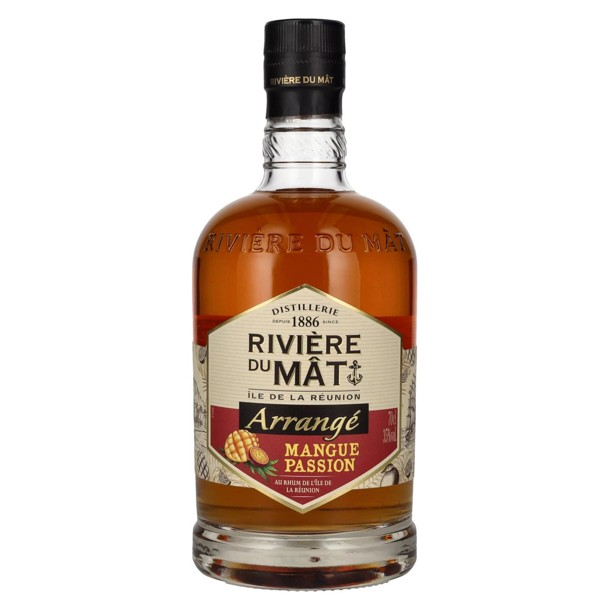 Rivière du Mât Mangue Passion Liqueur 35% vol. 0.7 l