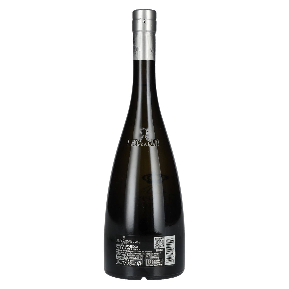 Bottega Alexander Aqva Di Vita Grappa Prosecco 38% vol. 0.7 l